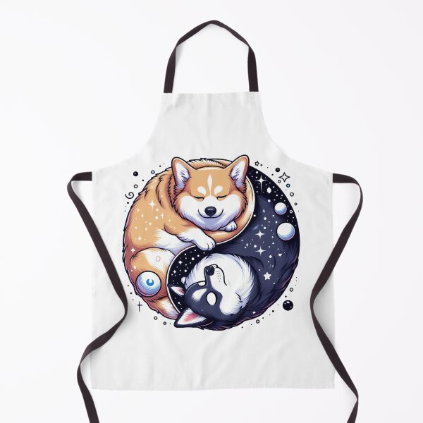 Item preview, Corgi And Husky On Space Yin And Yang designed and sold by UnrealQuake.