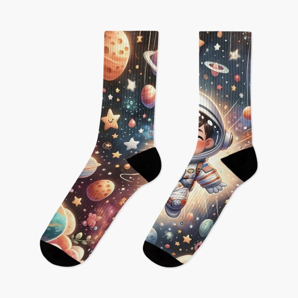 Item preview, Stellar Space Journey: Imaginative Astronaut Child in pyjamas designed and sold by KNAA.