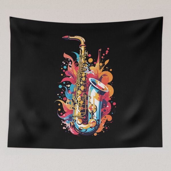 Item preview, Colorful saxophone designed and sold by Falcon  X.
