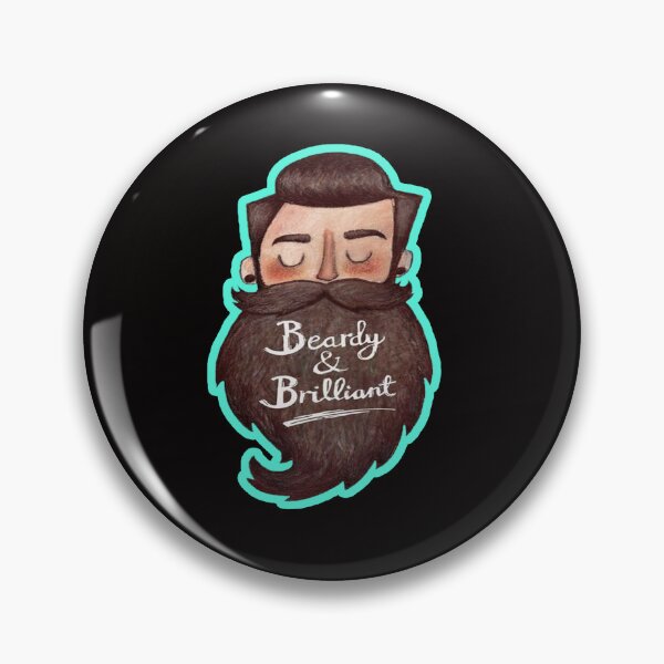 Item preview, beardy and brilliant designed and sold by Ratatatts.