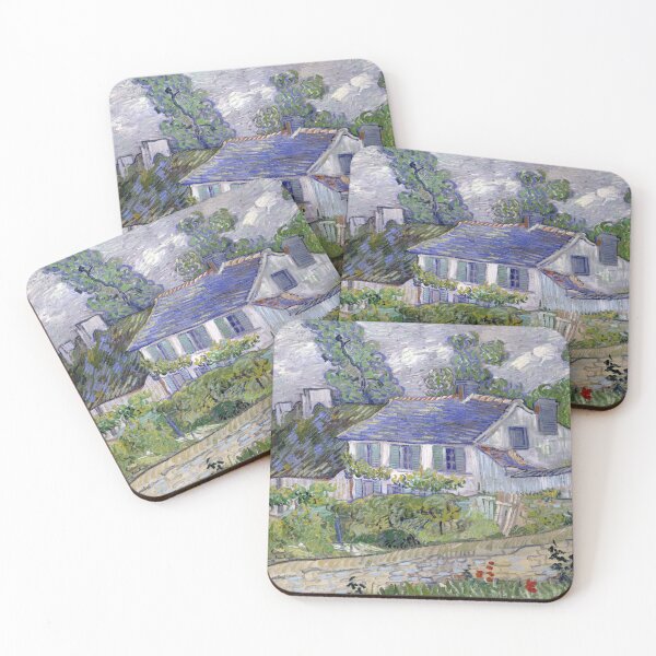 Item preview, Houses at Auvers (1890), Vincent Van  Gogh designed and sold by Suzana Djordjevic.