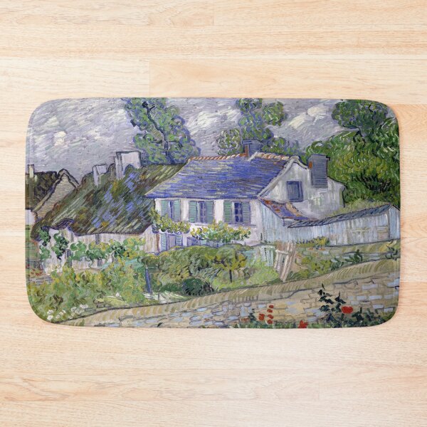 Item preview, Houses at Auvers (1890), Vincent Van  Gogh designed and sold by Suzana Djordjevic.