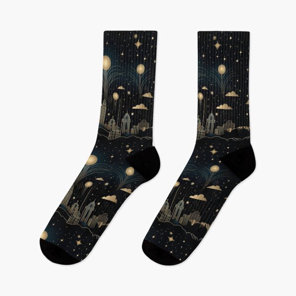 Item preview, Deco Night Skyline  designed and sold by Woop Woop .