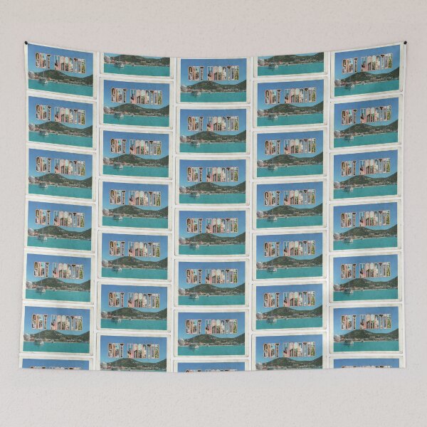 Item preview, Sint Maarten (Saint Martin) Vintage Postcard Travel Souvenir designed and sold by Eva Phan.