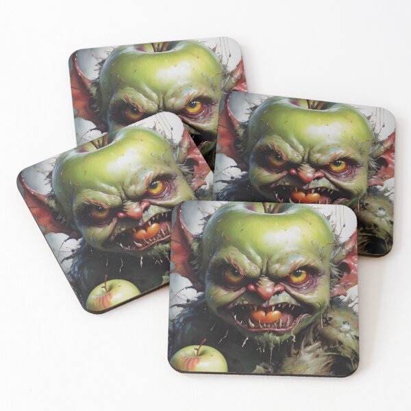 Item preview, The Scary Apple Monster designed and sold by TheArtOfPat.