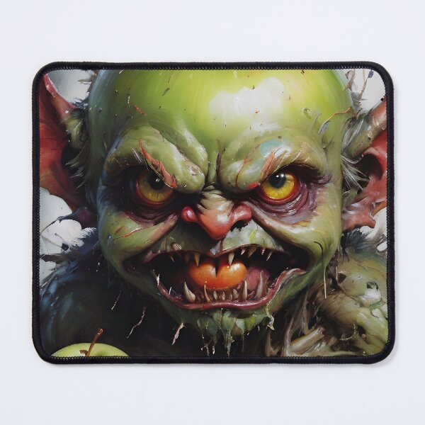 Item preview, The Scary Apple Monster designed and sold by TheArtOfPat.