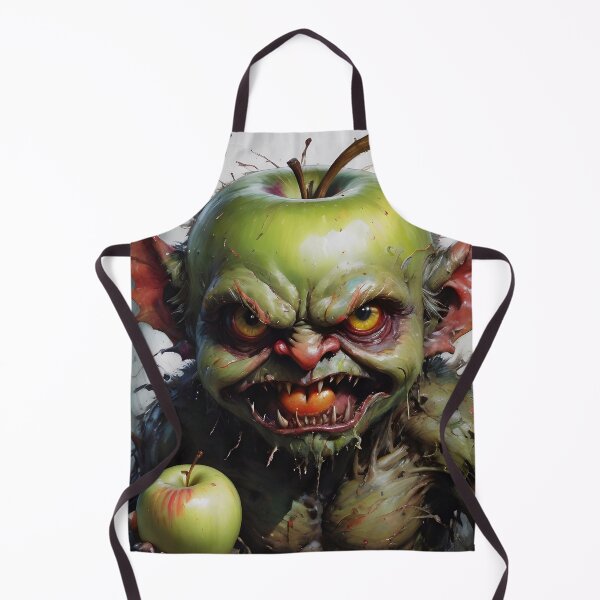 Item preview, The Scary Apple Monster designed and sold by TheArtOfPat.