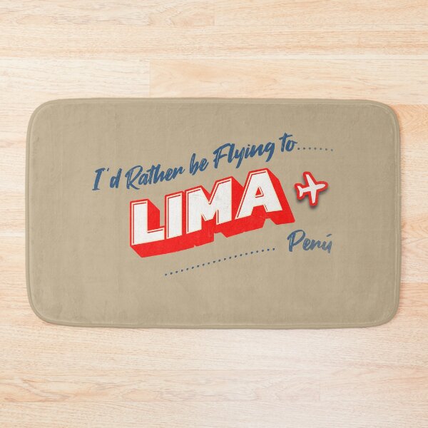 Item preview, I'd Rather be Flying to Lima, Perú designed and sold by ARVA-Digital.