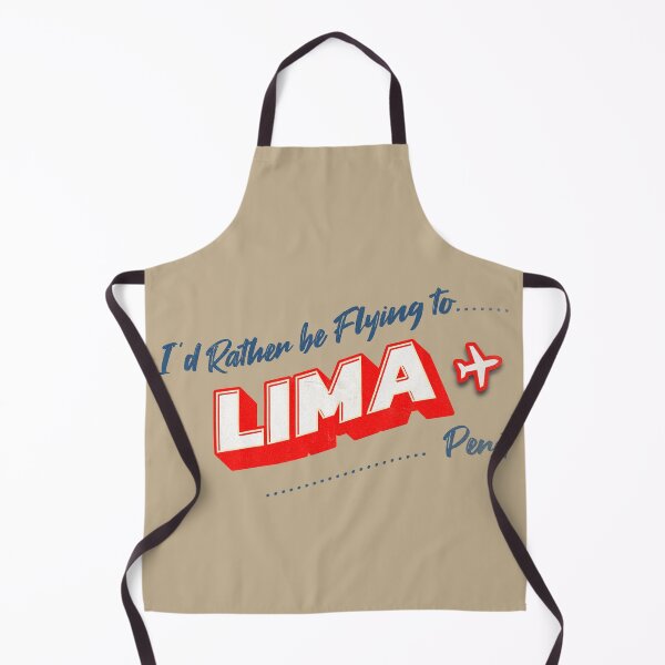 Item preview, I'd Rather be Flying to Lima, Perú designed and sold by ARVA-Digital.