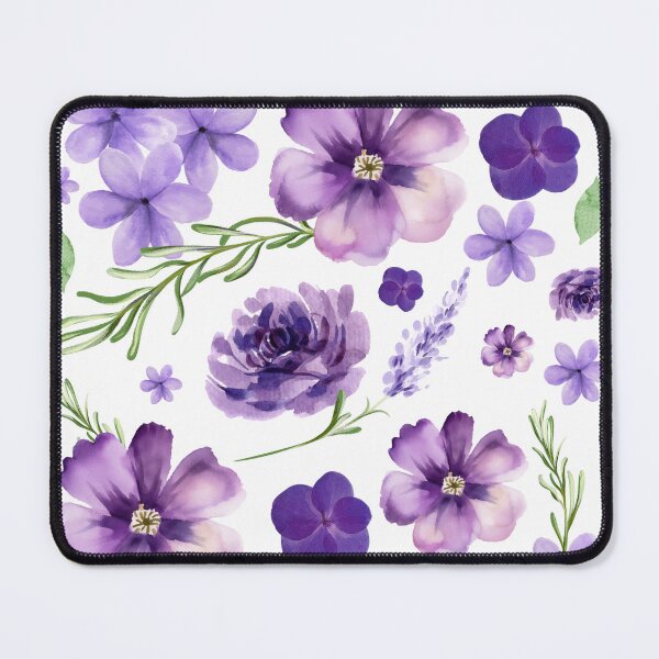 Item preview, Purple flowers design designed and sold by Freya Store.
