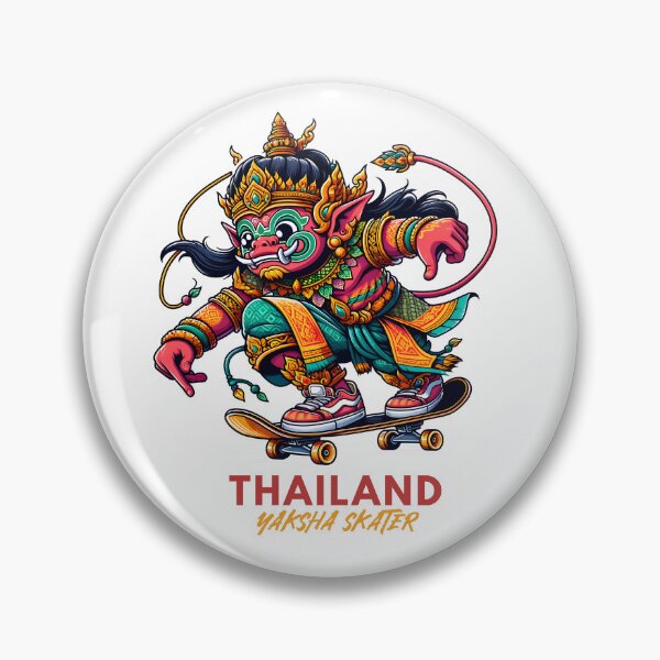 Artikelvorschau, Thailand Pink Yaksha Skater entworfen und verkauft von Drextor.