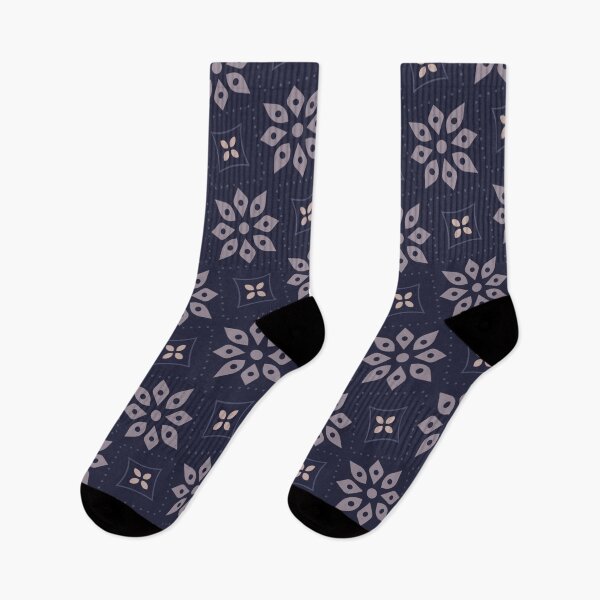Item preview, Purple Flowers - Dark Violet Floral Pattern designed and sold by HausKatz.