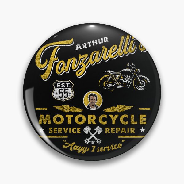Item preview, Fonzy Motorcycle Repair & Service Worn Out designed and sold by Alema Art.