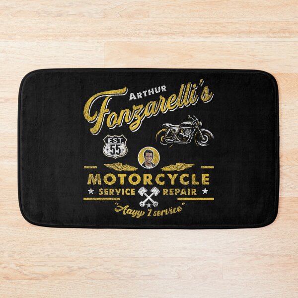Item preview, Fonzy Motorcycle Repair & Service Worn Out designed and sold by Alema Art.