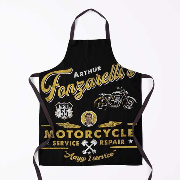 Item preview, Fonzy Motorcycle Repair & Service Worn Out designed and sold by Alema Art.