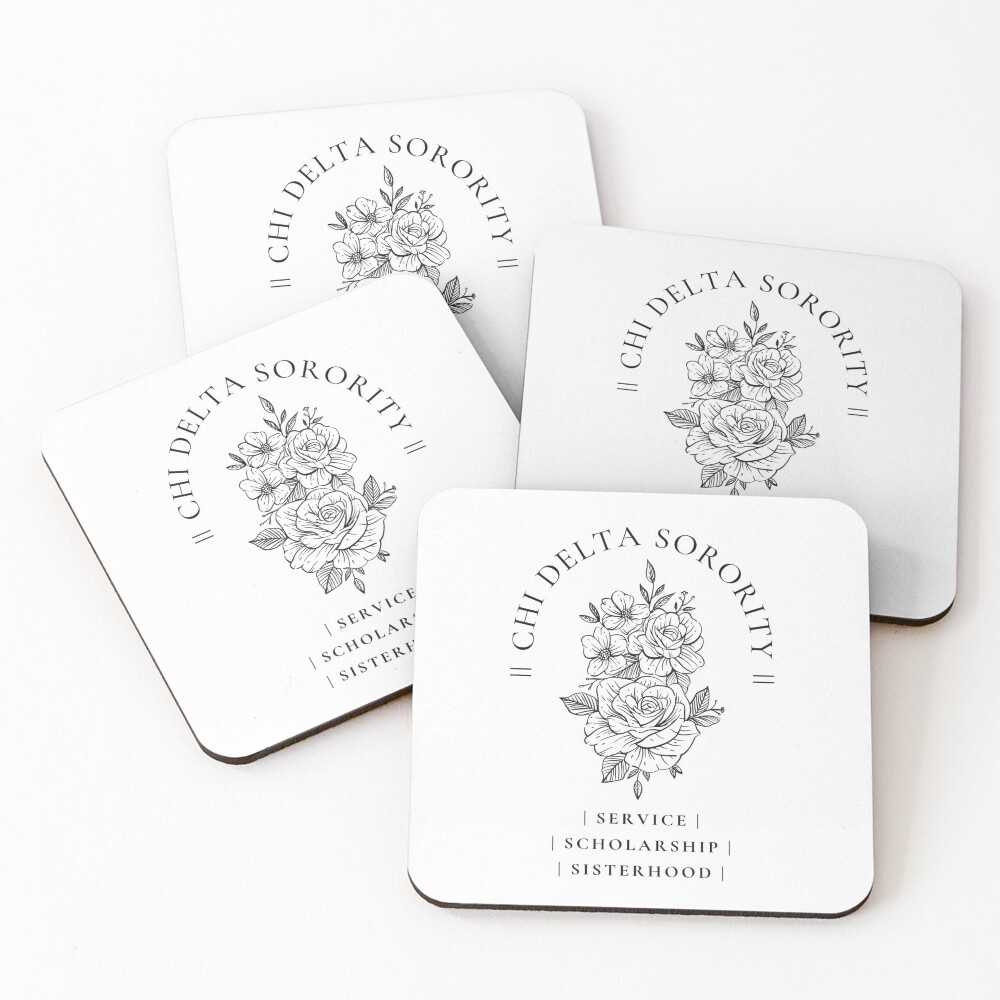 Item preview, Coasters (Set of 4) designed and sold by ChiDeltaMerch.