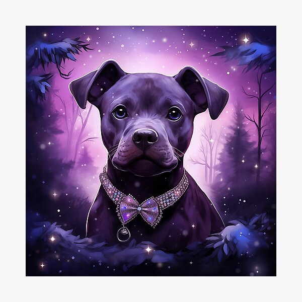 Item preview, Shimmery Staffy designed and sold by Nocturne  Paws.