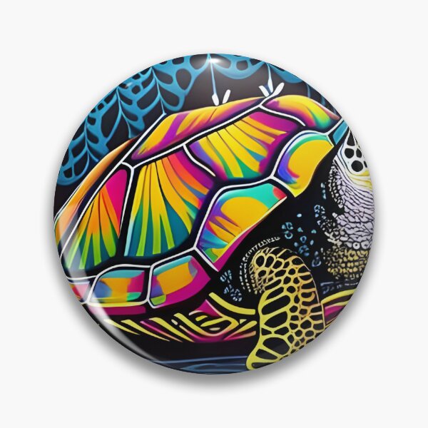 Item preview, Turtle - Drip Paint Art designed and sold by Bright-Moonrise.