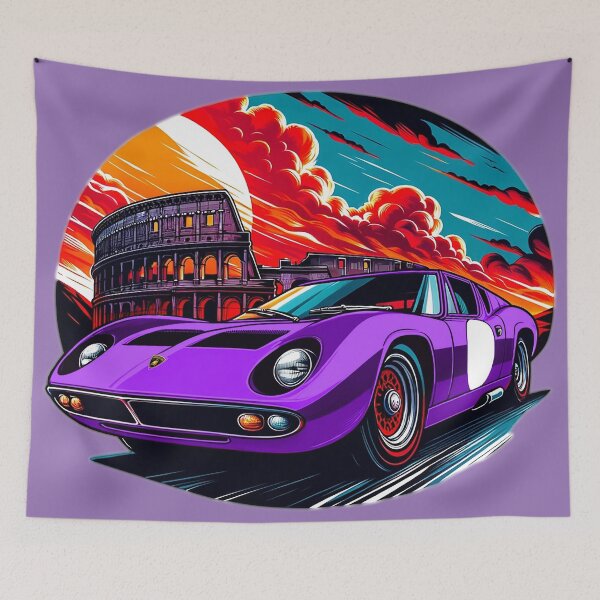 Item preview, Dawn of the Purple Bull designed and sold by mugooooo.