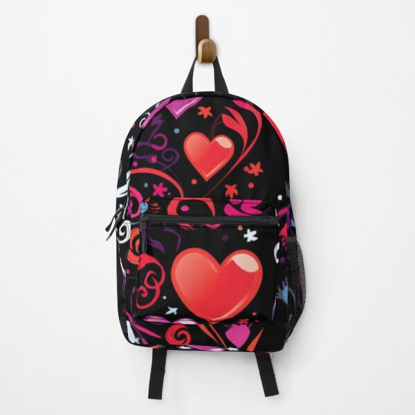 Item preview, Valentine's Elegance: Dark Black & Magenta Heart designed and sold by PurpleMoss.