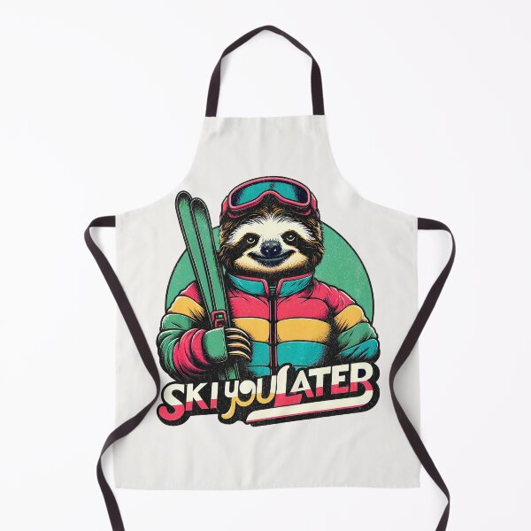 Item preview, Sloth Skiing - Funny Winter Sloth Ski You Later designed and sold by BeansterNL.