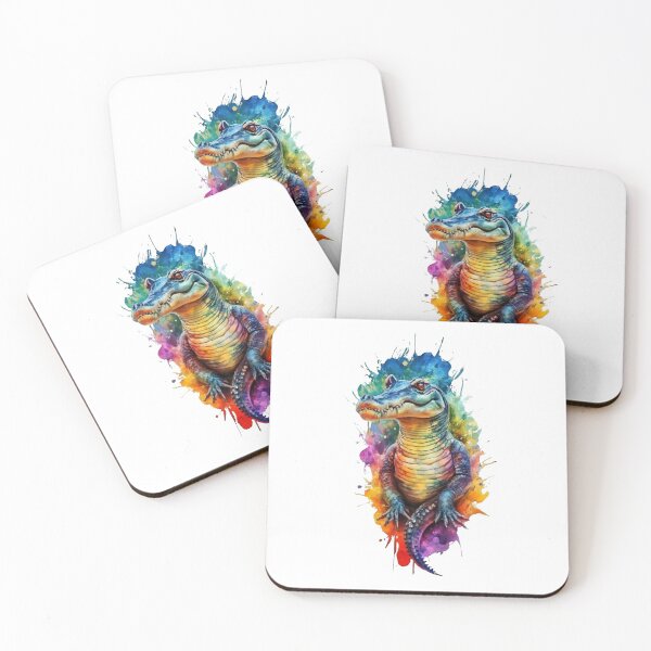 Item preview, American Alligator Watercolor designed and sold by StefanSchmitArt.