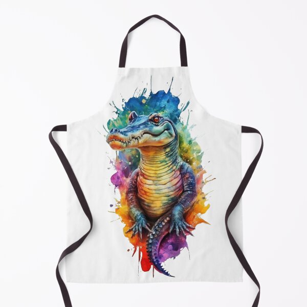 Artikelvorschau, Amerikanisches Alligator-Aquarell entworfen und verkauft von StefanSchmitArt.