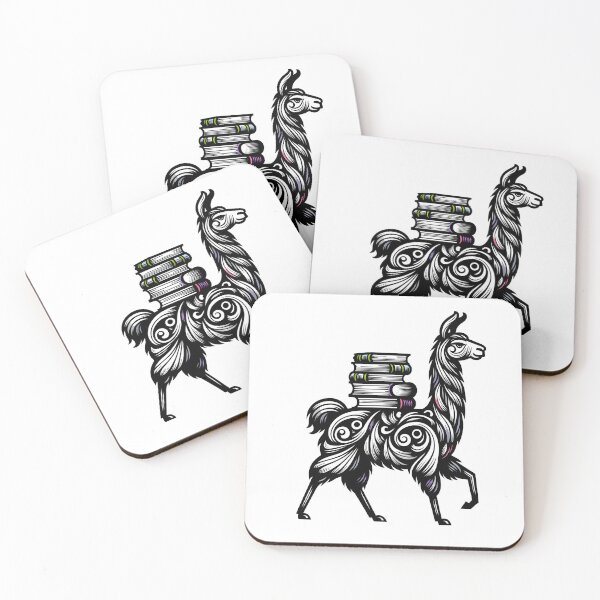 Item preview, Librarian Llama designed and sold by Truck Stop One.