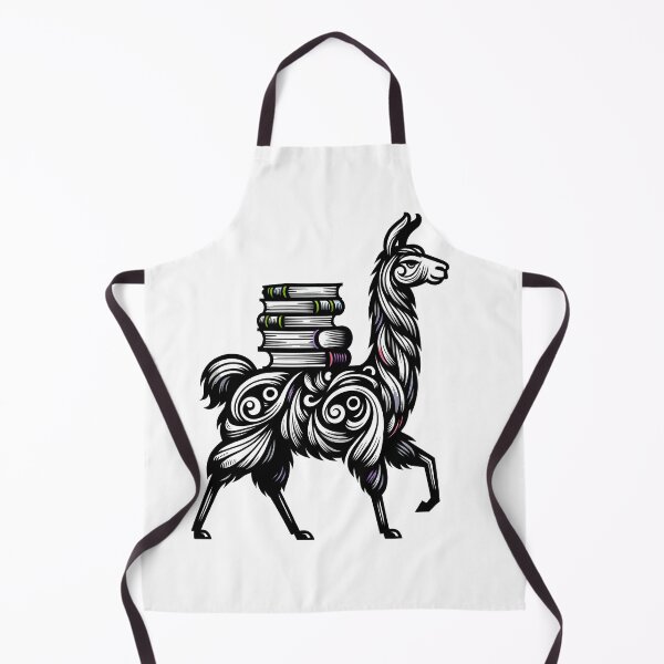 Item preview, Librarian Llama designed and sold by Truck Stop One.