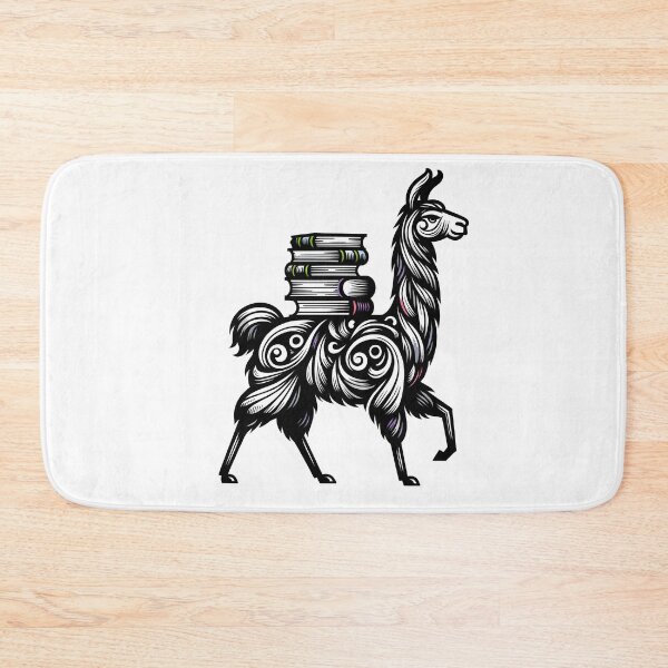 Item preview, Librarian Llama designed and sold by Truck Stop One.