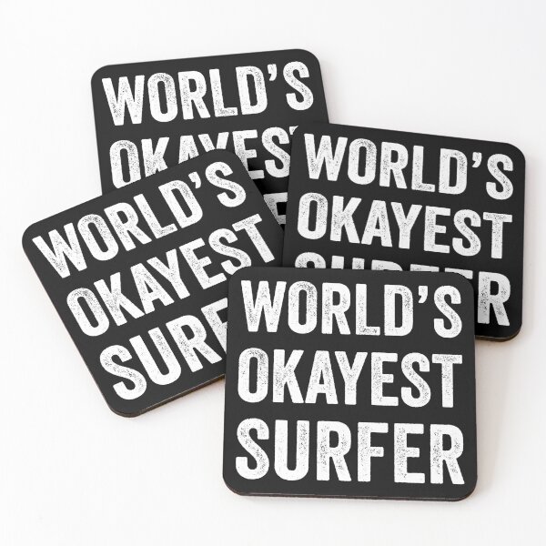 Item preview, World's okayest Surfer  designed and sold by Gravy-tee07.