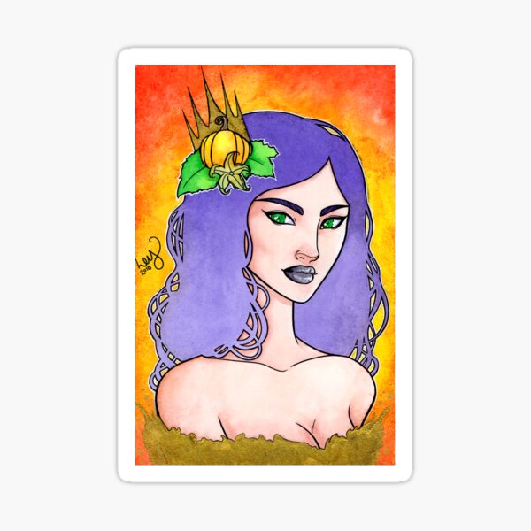 Pumpkin Queen Sticker