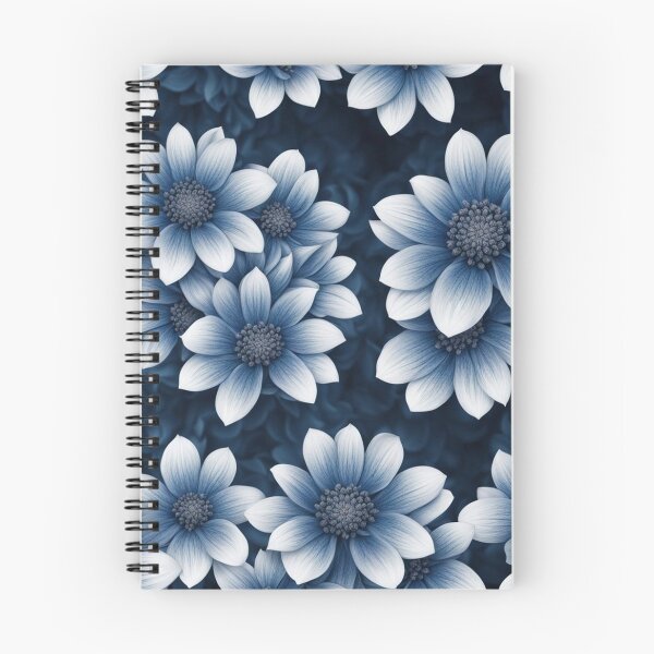 Item preview, Blue Flowers Floral Pattern designed and sold by Simplybe1.