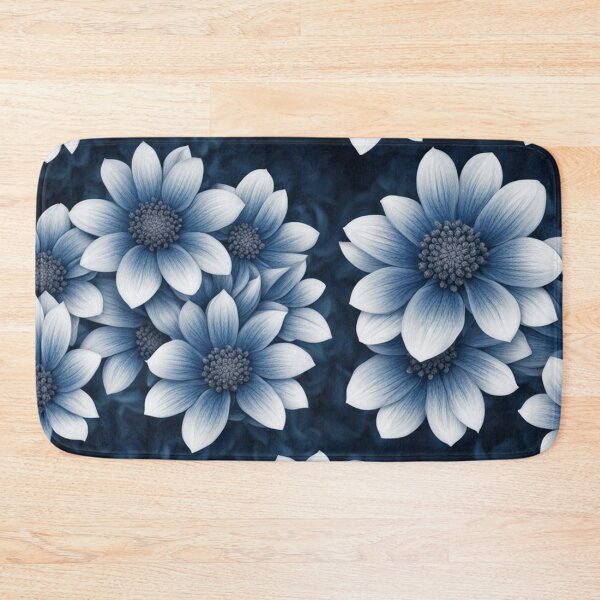 Item preview, Blue Flowers Floral Pattern designed and sold by Simplybe1.