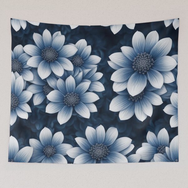 Item preview, Blue Flowers Floral Pattern designed and sold by Simplybe1.
