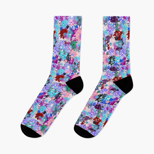Item preview, multicolour flower print designed and sold by Artisfunforme.