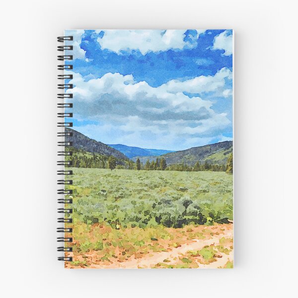 Item preview, Watercolor of Provo River Valley, at the foot of the Uinta Mountains, Utah designed and sold by GestaltImagery.