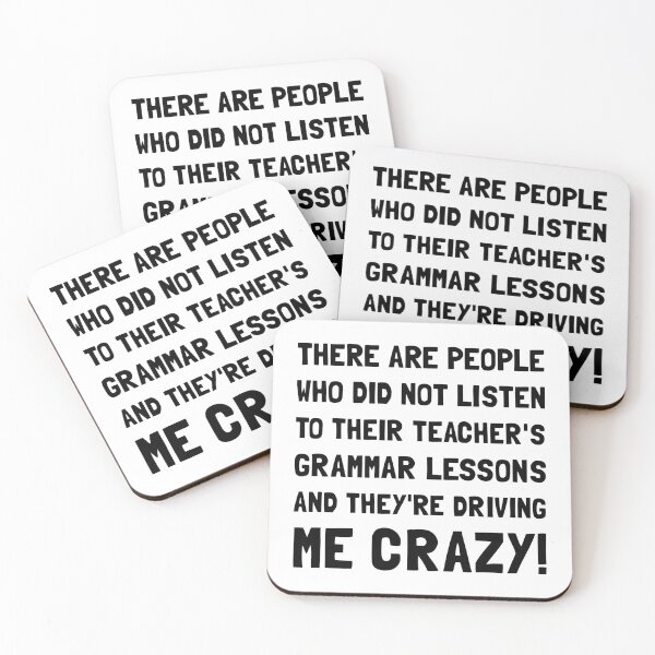 Item preview, There Their Grammar Teacher Lessons designed and sold by TheBestStore.