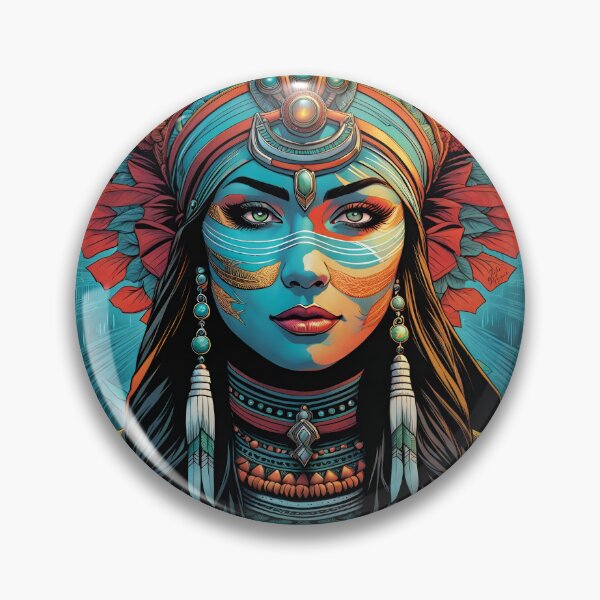 Item preview, Shaman woman designed and sold by JulieMezuaAutriceImagesIntérieuresViaIA.