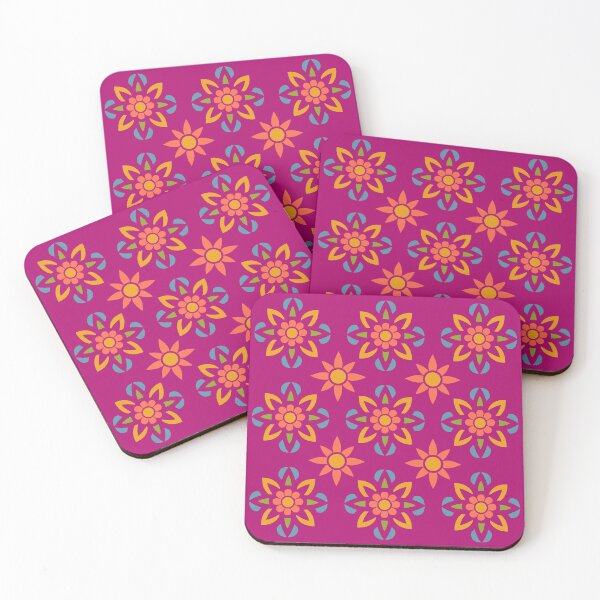 Item preview, Colorful Retro Floral Pattern designed and sold by tonymagnerart.
