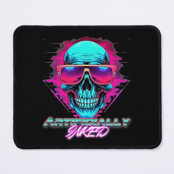 Item preview, Neon Nightmares: Retrowave Skull Vibes Graphic Tee designed and sold by jesse1conner.