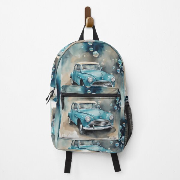 Item preview, Old car with soap bubbles in watercolor. designed and sold by kreativeadern.