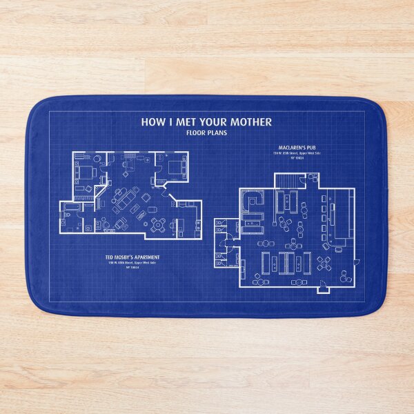 Item preview, How I Met Your Mother Floor Plans (TV Show) - Blueprint designed and sold by BGALAXY.