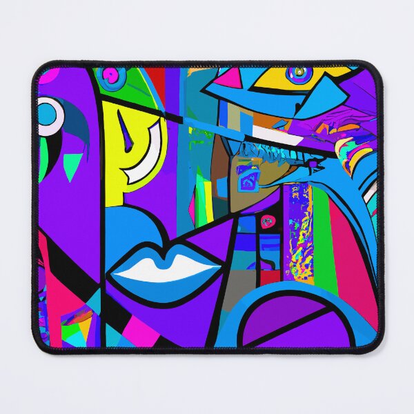 Item preview, Viral Vision: Abstract Face Drawing  designed and sold by blackink-design.