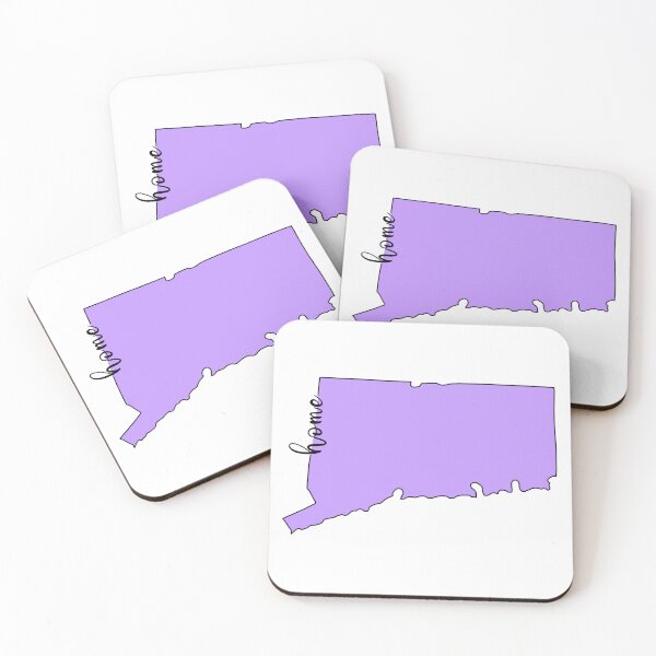 Item preview, Connecticut Is My Home | Purple Home State Outline -  designed and sold by PurpleLoveStore.