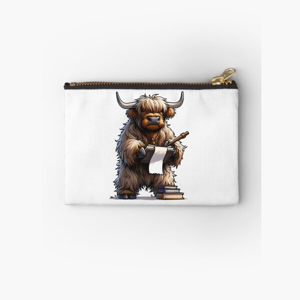 Item preview, Librarian Highland Cow designed and sold by Truck Stop One.