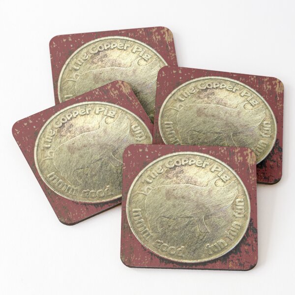 Item preview, Copper Pig Coin designed and sold by hh5art.