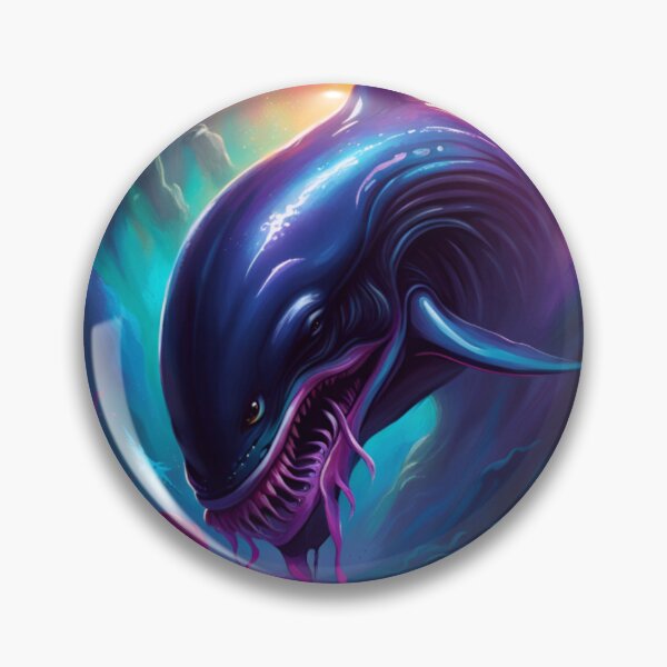 Item preview, Lovecraftian Dolphin designed and sold by 3hornCreations.