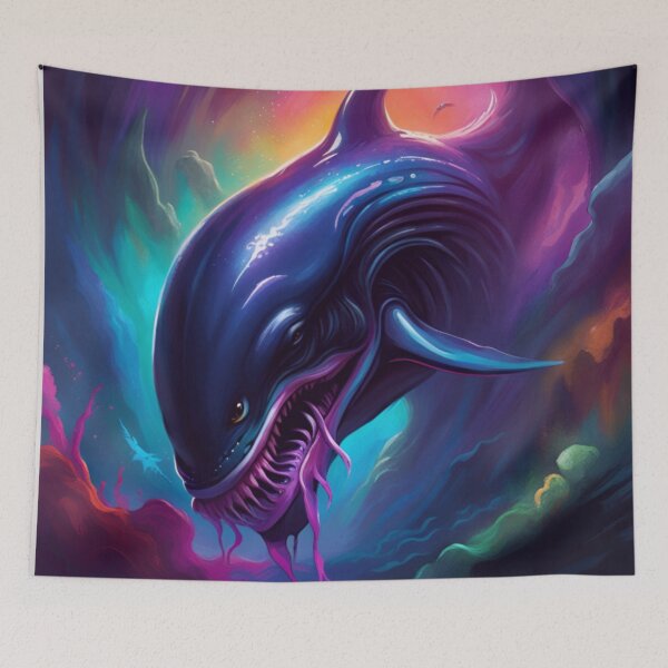 Item preview, Lovecraftian Dolphin designed and sold by 3hornCreations.