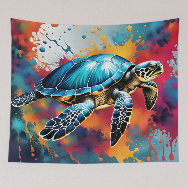 Item preview, Turtle - Splash Paint Art designed and sold by Bright-Moonrise.
